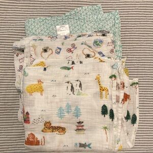 Aden + Anais Cotton Muslin Baby Swaddles